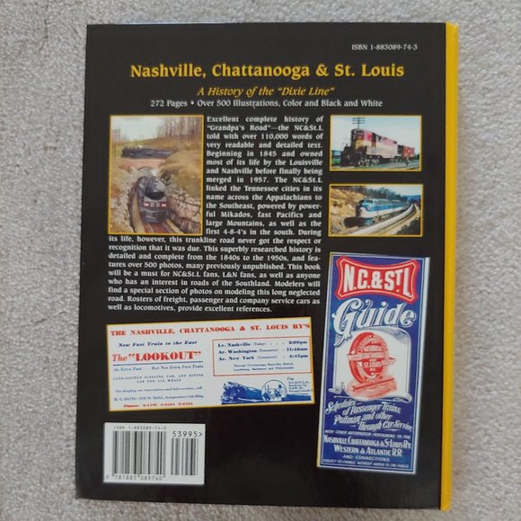History The Dixe Line Railroad Coffee Table Book - Picture 2 of 2